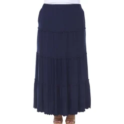 Knit Tiered Maxi Skirt