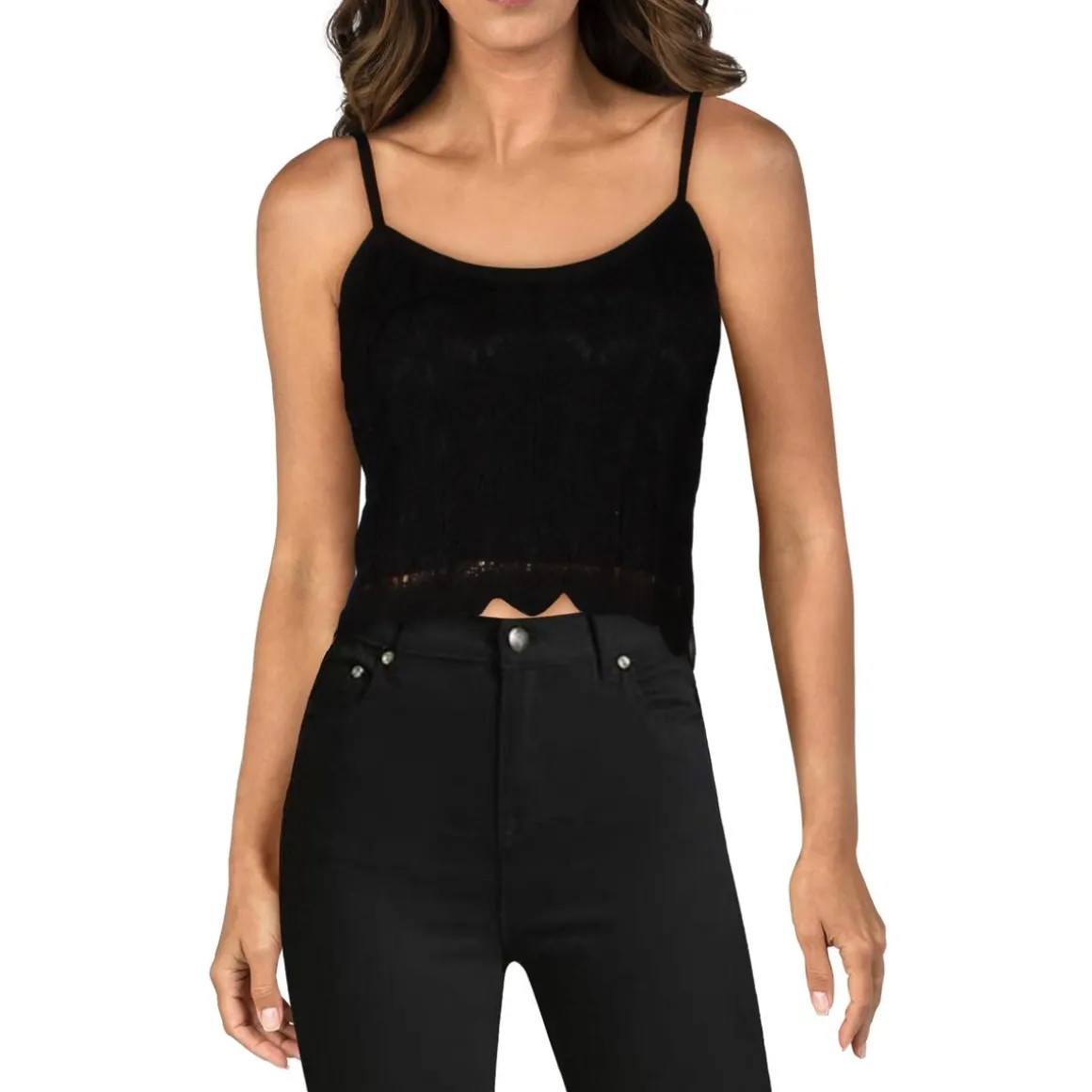 Knitted Cut Out Cropped