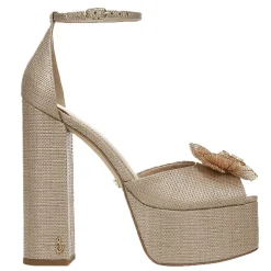 KORI FLORA Ankle Strap Open Toe Platform Sandals