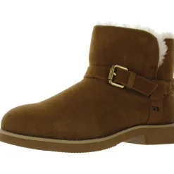 KORRI Faux Fur Lined Buckle Winter & Snow Boots