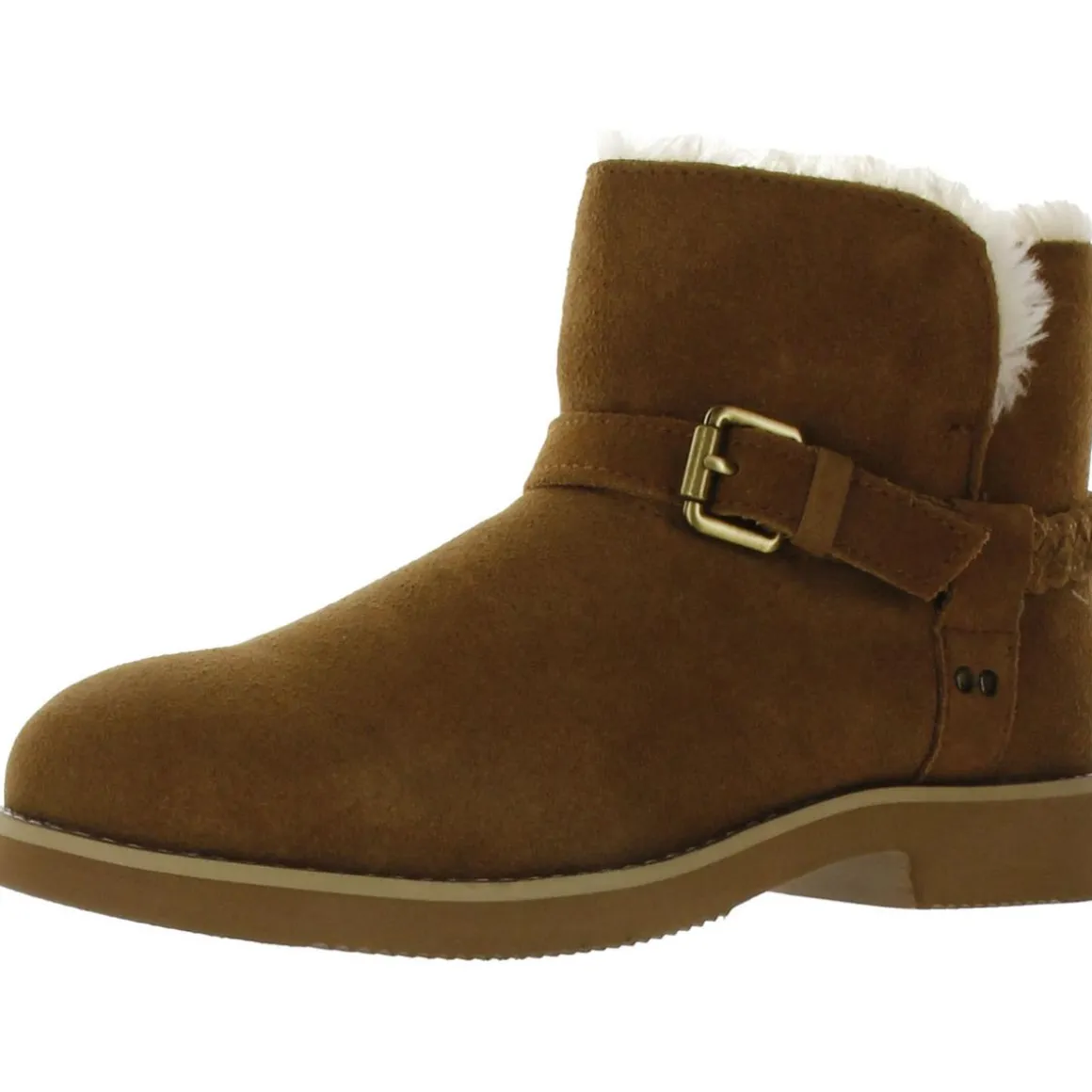 KORRI Faux Fur Lined Buckle Winter & Snow Boots