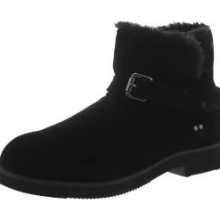 KORRI Faux Fur Lined Buckle Winter & Snow Boots