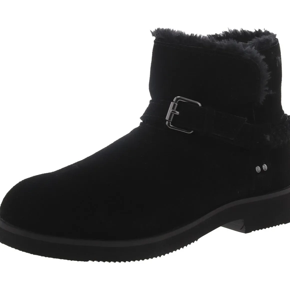 KORRI Faux Fur Lined Buckle Winter & Snow Boots