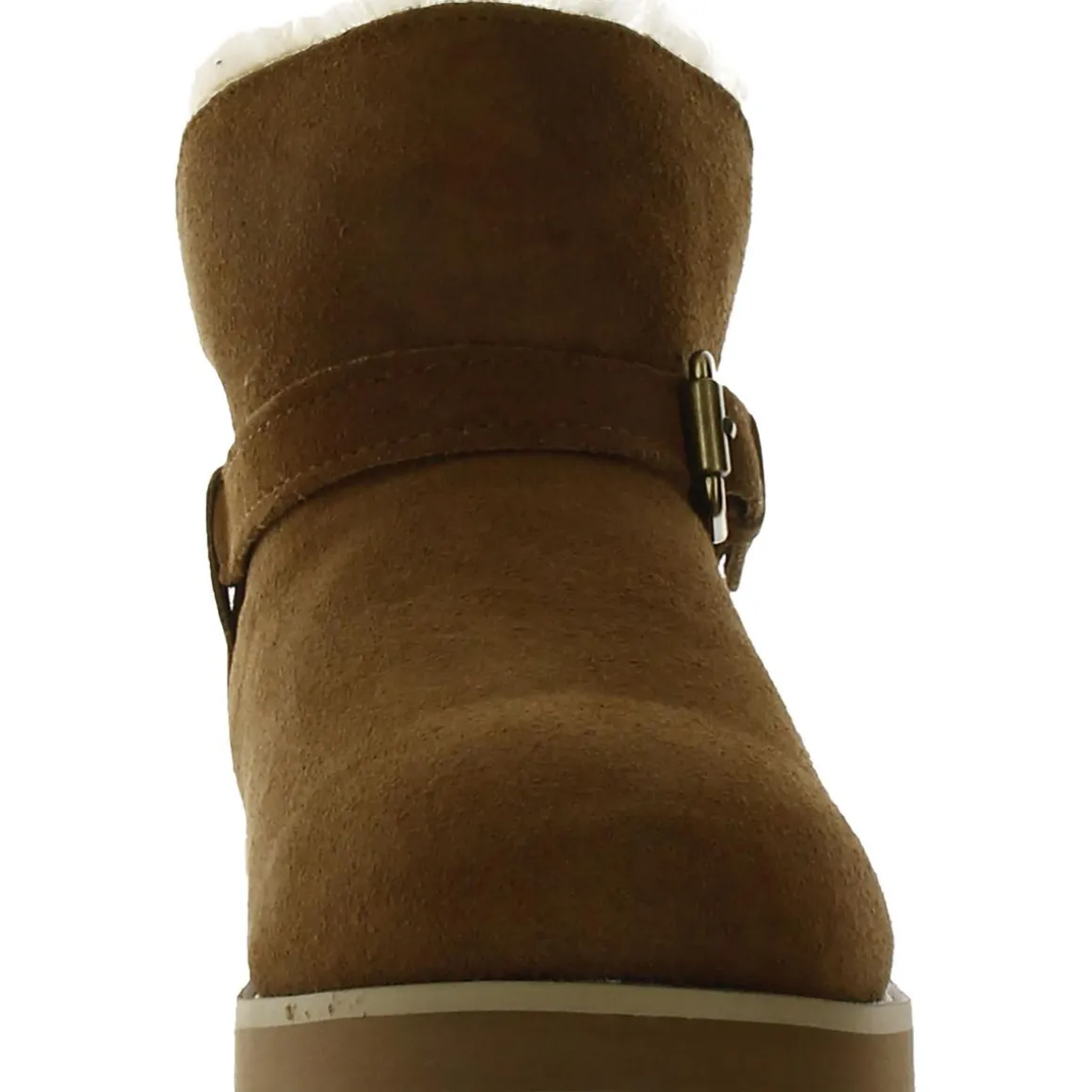 KORRI Faux Fur Lined Buckle Winter & Snow Boots