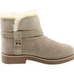 KORRI Faux Fur Lined Buckle Winter & Snow Boots
