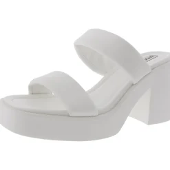 Kourtney Padded Insole Faux Leather Platform Sandals