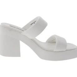 Kourtney Padded Insole Faux Leather Platform Sandals