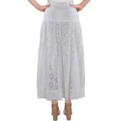 Lace Jean Top Mini Skirt