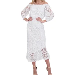 Lace Midi Midi Dress