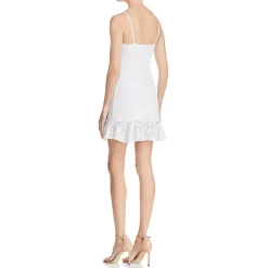 Lace Mini Flounce Dress