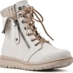 Lace Up Mixed Media Winter & Snow Boots