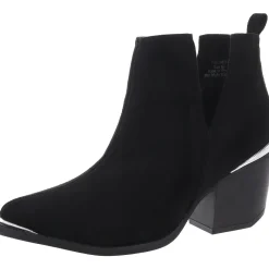 Laceless Faux Suede Shooties