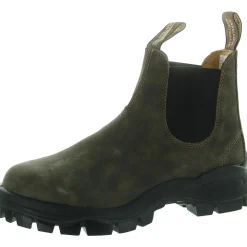 Laceless Leather Chelsea Boots