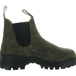 Laceless Leather Chelsea Boots