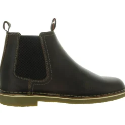 Laceless Leather Chukka Boots