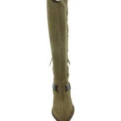 Lace-Up Knee-High Boots