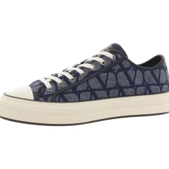 Lace-Up Denim Casual And Fashion Sneakers