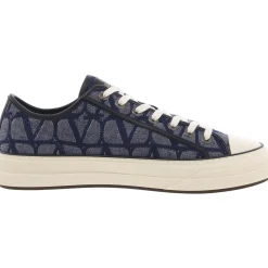 Lace-Up Denim Casual And Fashion Sneakers