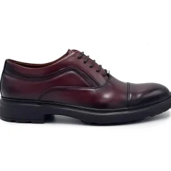 Lace-Up Faux Leather Oxfords