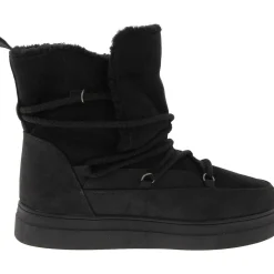 Lace-Up Faux Suede Booties