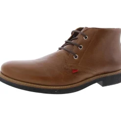 Lace-Up Leather Chukka Boots