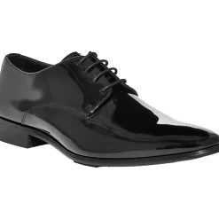 Lace-Up Leather Loafers