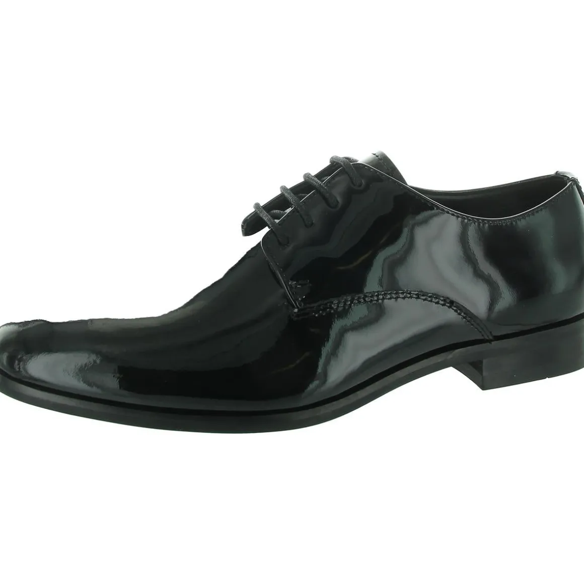 Lace-Up Leather Loafers