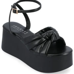 Lailee Faux Leather Platform Sandals