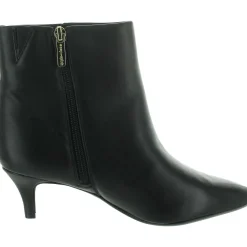 Laina Zipper Leather Booties
