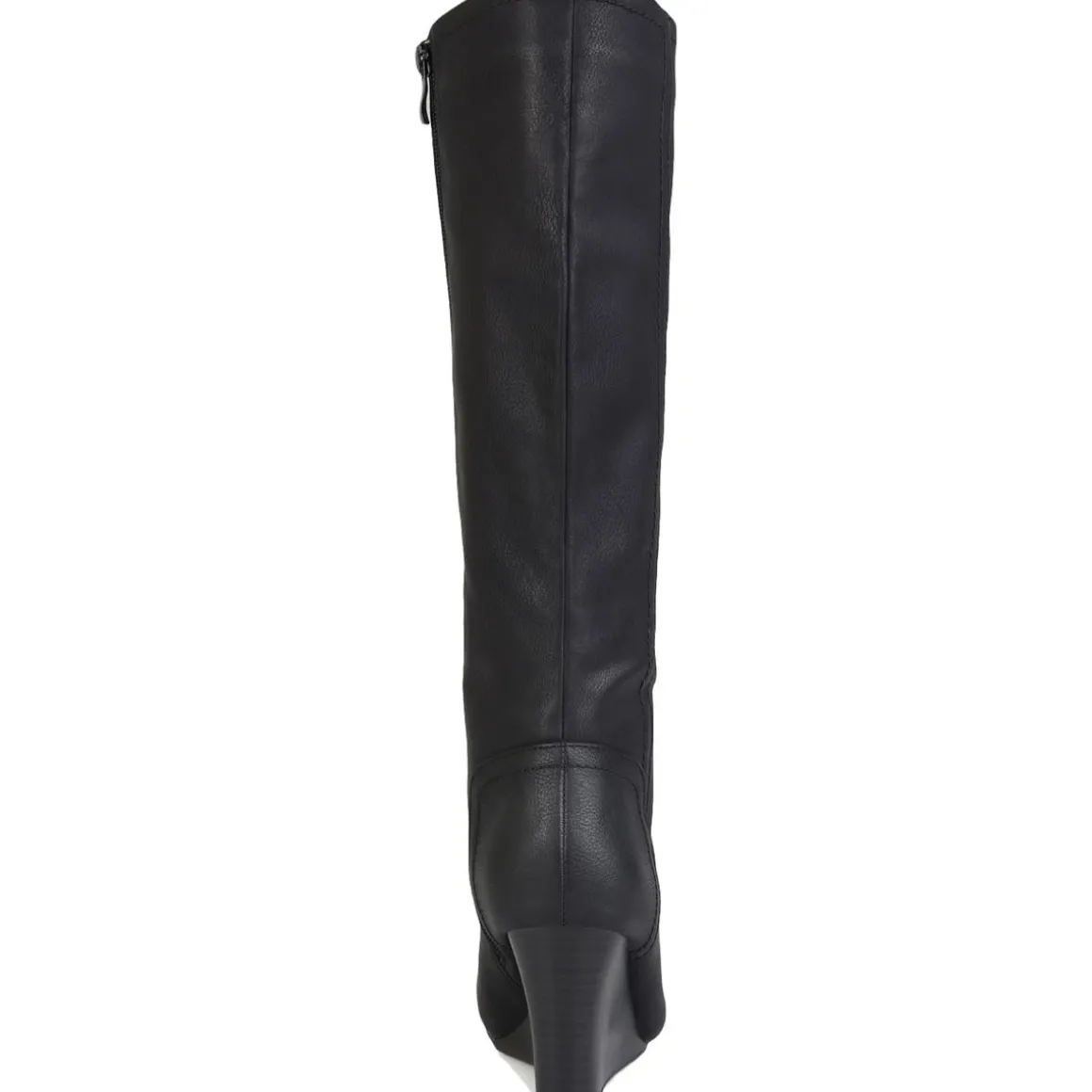 Langly Heels Faux Leather Knee-High Boots
