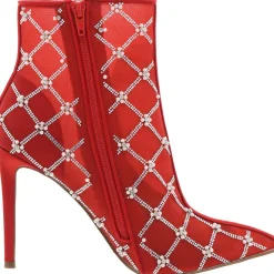 Larkk Embellished Mesh Booties