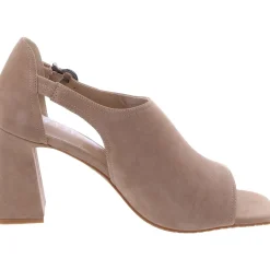 Larlie Leather Open Toe Block Heel