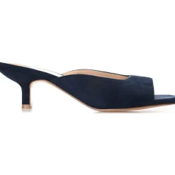 Larna Square Toe Slip On Heels