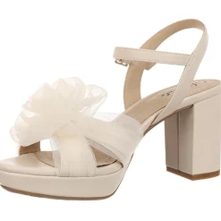 Last Dance 3 Embellished Faux Leather Block Heel