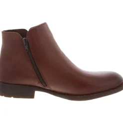 Lauryl Zipper Leather Ankle Boots