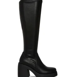 Lax Faux Leather Tall Knee-High Boots