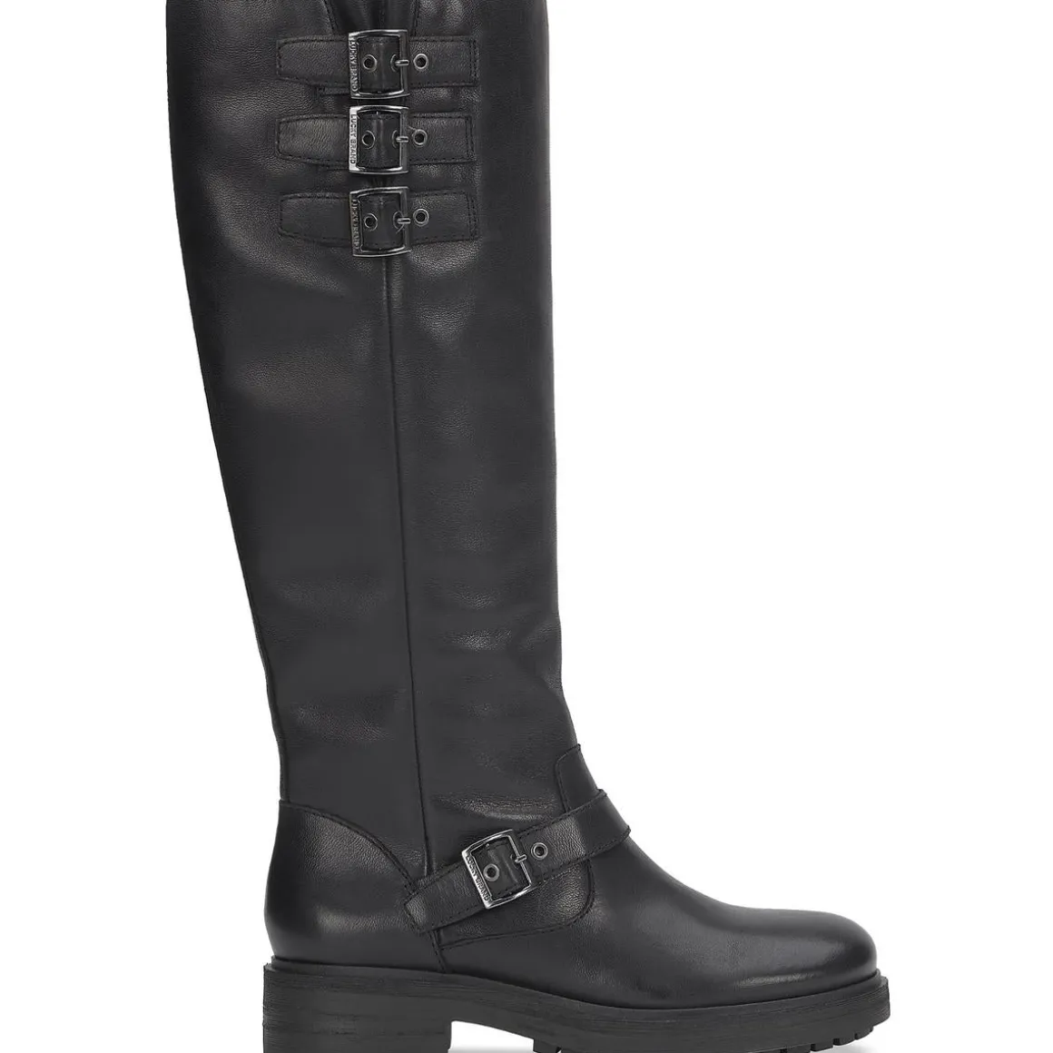 LBCitere Buckle Leather Knee-High Boots
