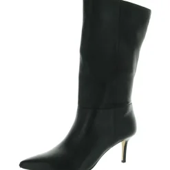 Leannah Leather Dressy Mid-Calf Boots