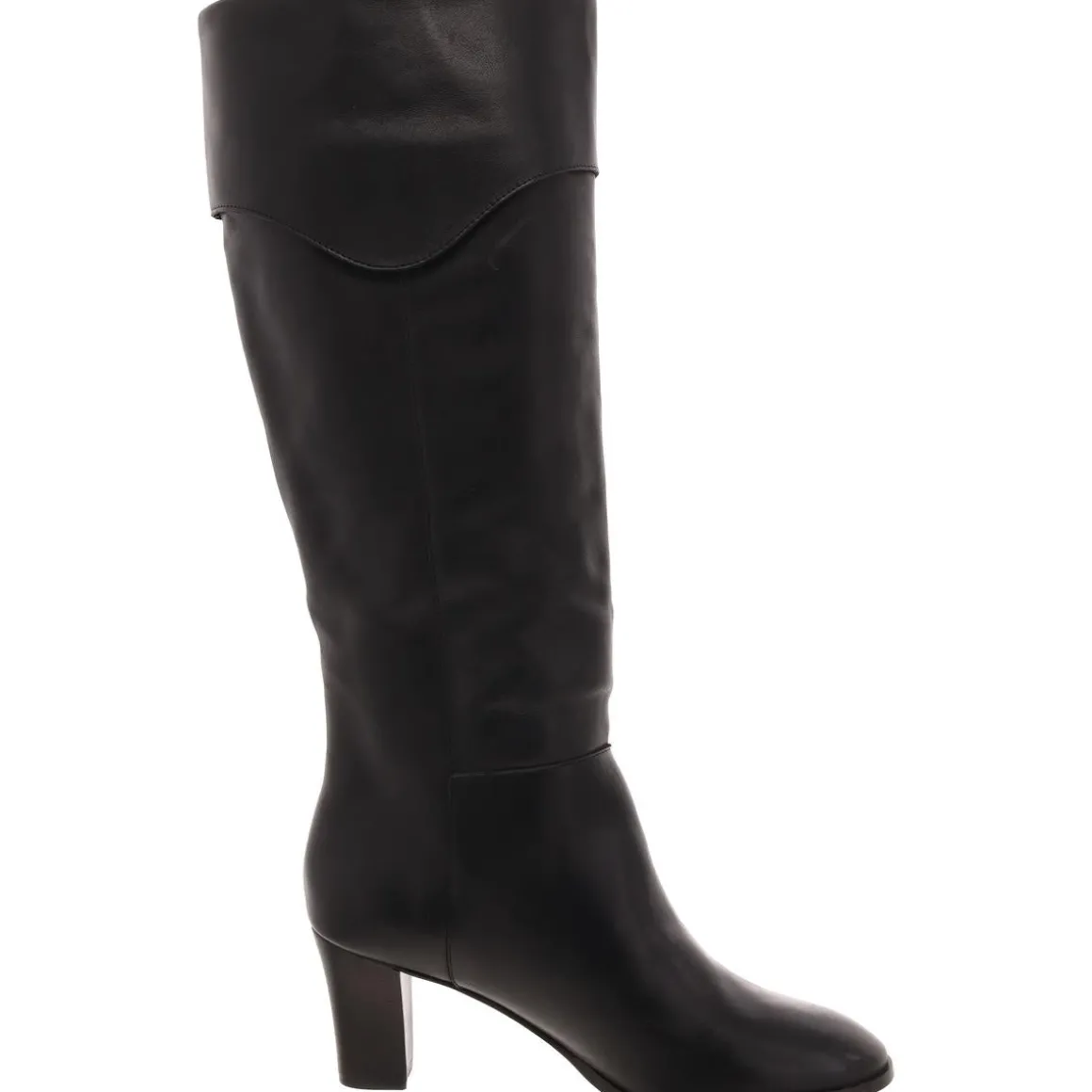 Leather Embellished Over-The-Knee Boots