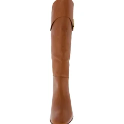 Leather Embellished Over-The-Knee Boots