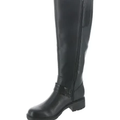 Leather Riding Knee-High Boots