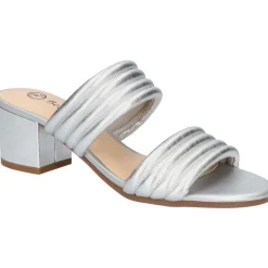 Leather Slip On Heels