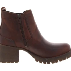 Leather Zipper Ankle Boots