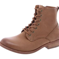 Leather Zipper Ankle Boots