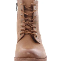 Leather Zipper Ankle Boots