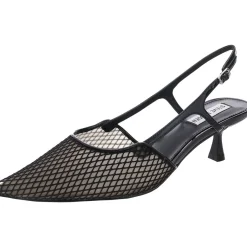 Legaci Adjustable Mesh Slingback Heels