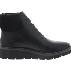 Leighly Lace Leather Faux Fur Trim Ankle Boots