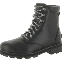 Lennox Lace STKD Leather Booties Ankle Boots