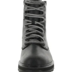 Lennox Lace STKD Leather Booties Ankle Boots