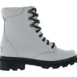 Lennox Lace STKD Leather Booties Ankle Boots